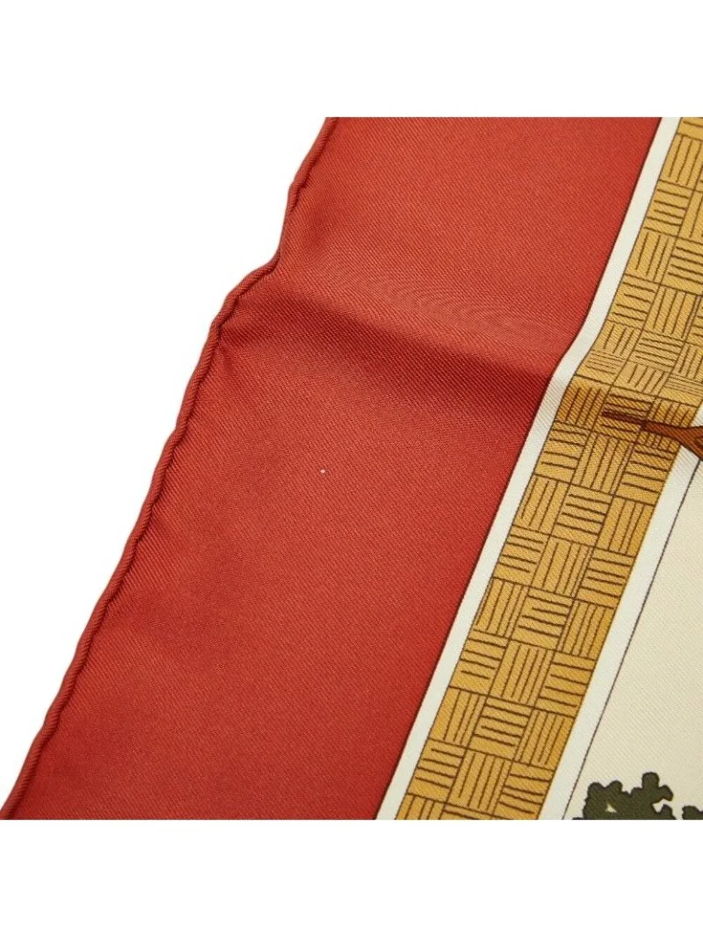 Hermes Carre 90 Un Siecle de Courses Deauville Horse Racing Era Scarf Brown